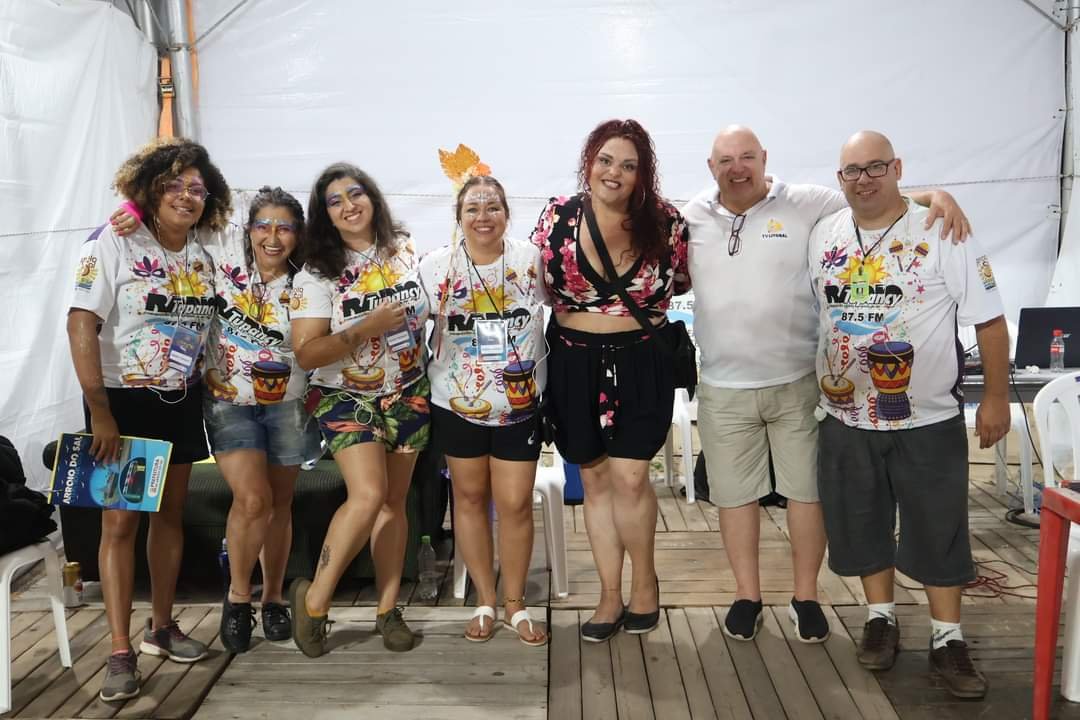 Rádio Tupancy e a TV Litoral, juntos na transmissão do carnaval de Arroio do Sal